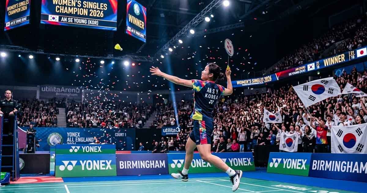 All England 2026 للريشة الطائرة: الكورية ان سيو يونغ تُؤكد سيطرتها في رياضة النساء