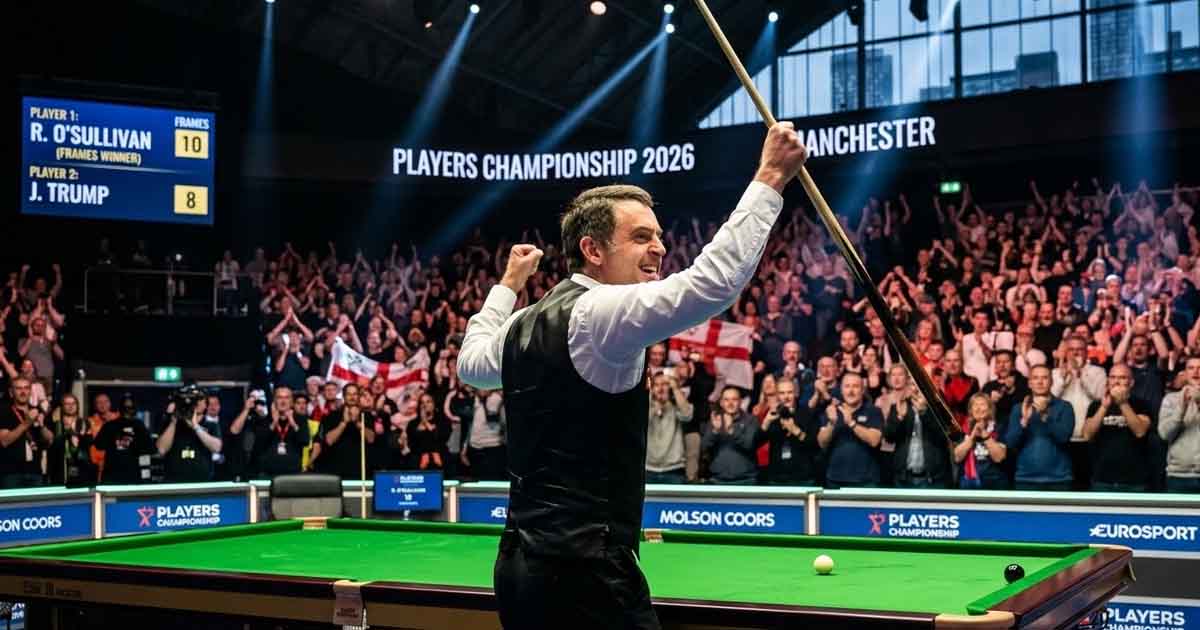 بطولة لاعبي السنوكر 2026: رونى أوسوليفان يُحقّق لقبه الأول في الموسم