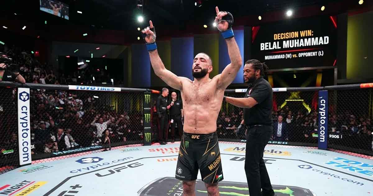 UFC Fight Night: بيلال محمد يُقرّب نفسه من اللقب بفوز بالنقاط المُقنع